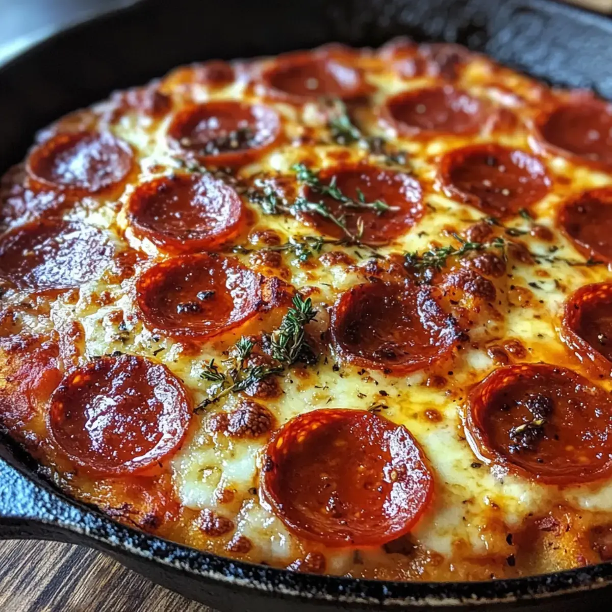 Gusseisenpfannenpizza