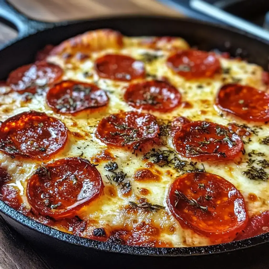 Gusseisenpfannenpizza