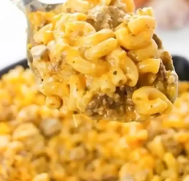 Hackfleisch Hörnchennudeln Pfanne