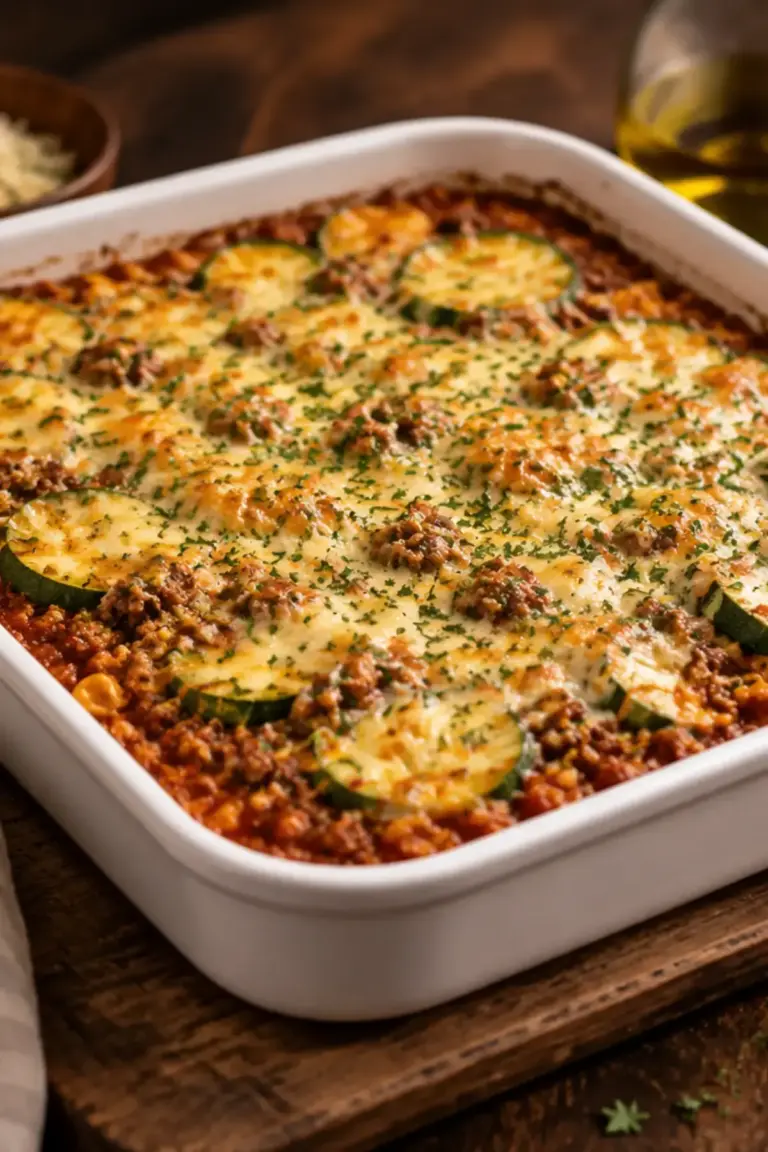 Hackfleisch Zucchini Auflauf