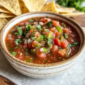 Hausgemachte restaurantähnliche Salsa