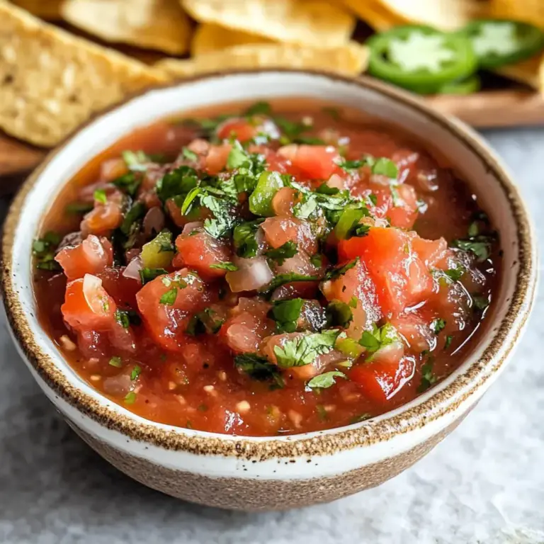 Hausgemachte Salsa Rezept