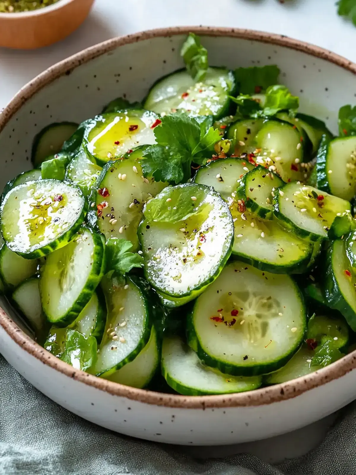 Hausgemachter Gurken-Ingwer-Salat – erfrischend und einfach 2 Hausgemachter Gurken-Ingwer-Salat