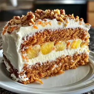 Hawaiianischer Karotten-Ananas-Kuchen