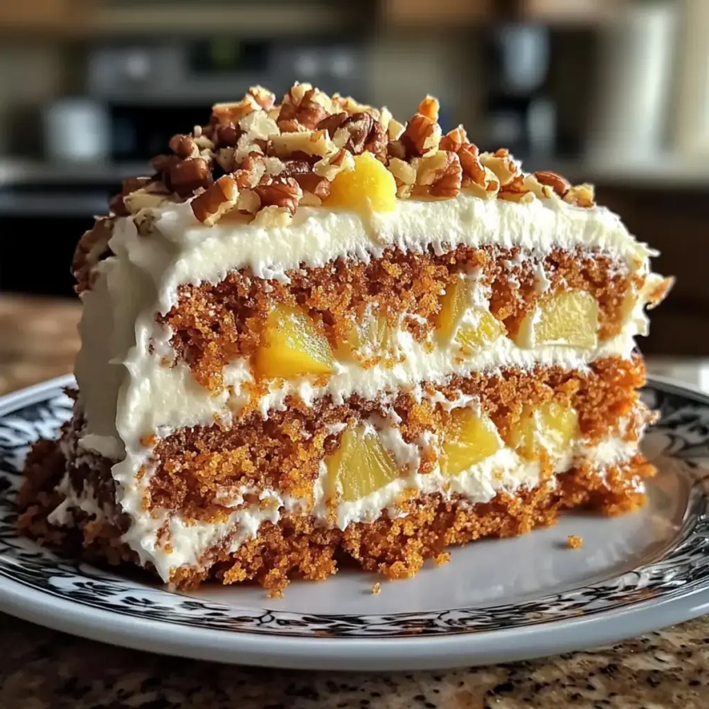 Hawaiian Karotten-Ananas-Kuchen