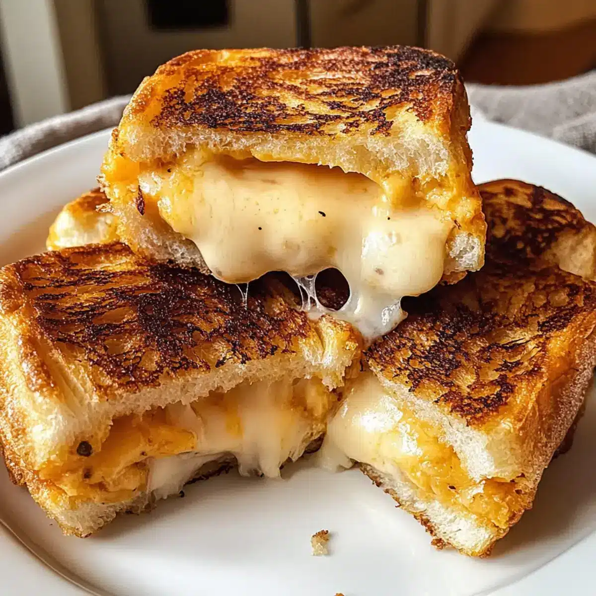Hawaiian Roll Gegrillter Käse
