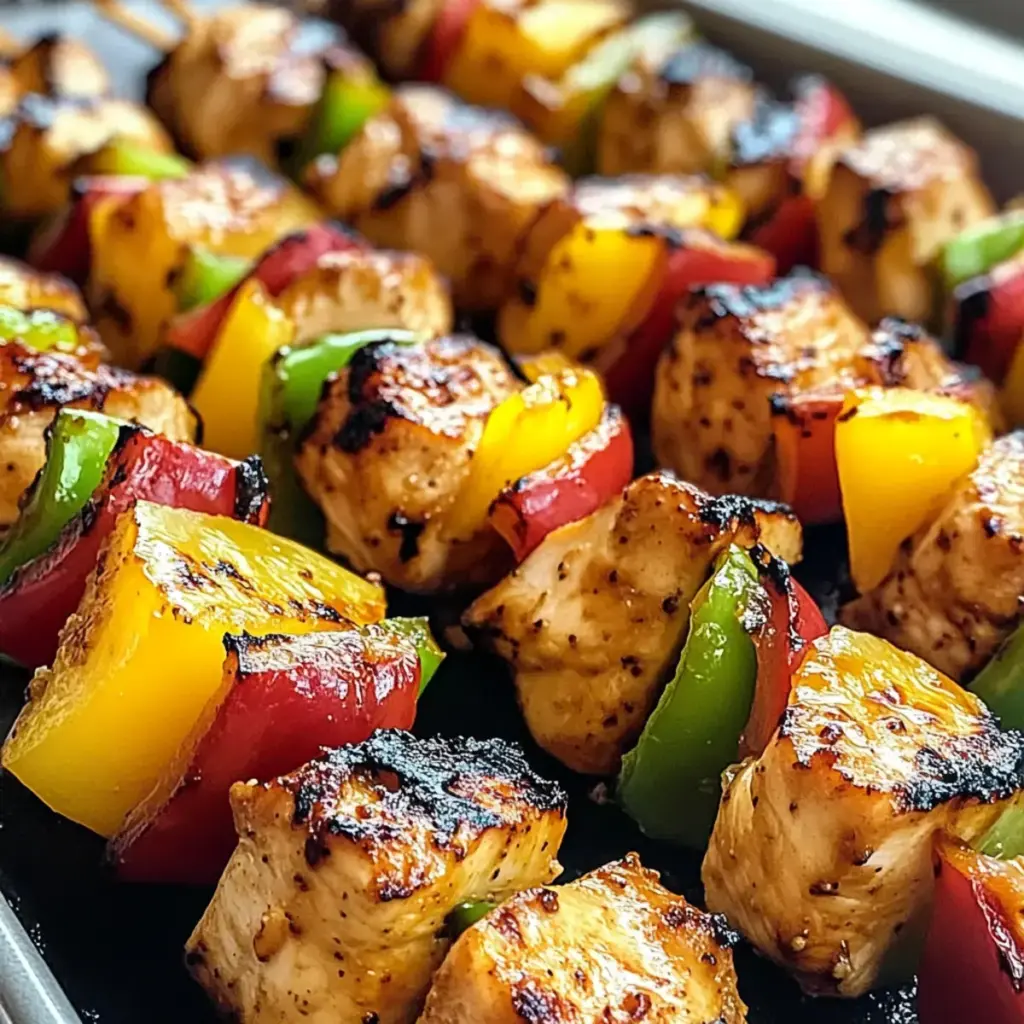 Hawaiianische Hähnchen-Kabobs