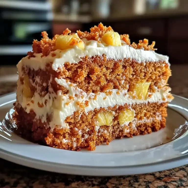 Hawaiianischer Karotten-Ananaskuchen
