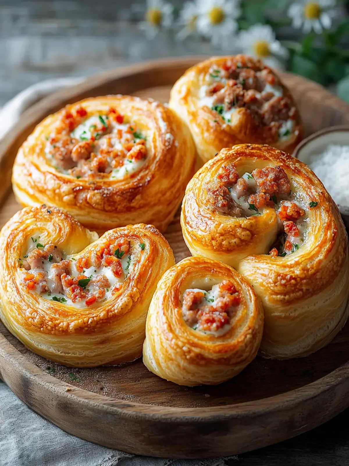 Herzhafte Würstchenschnecken