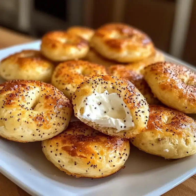 High Protein Bagel Bites