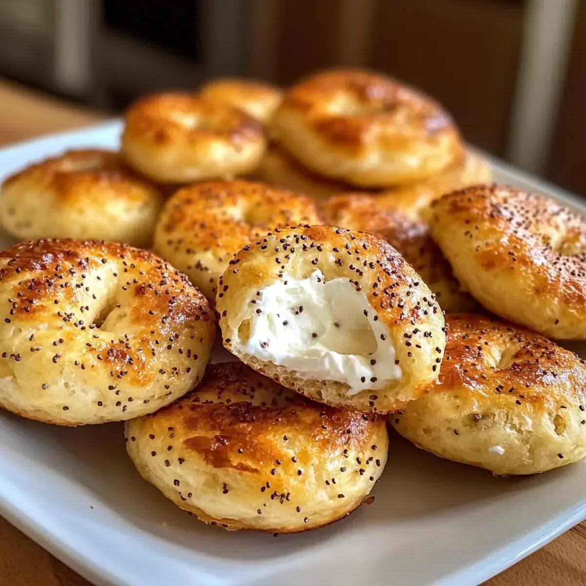 High Protein Bagel Bites