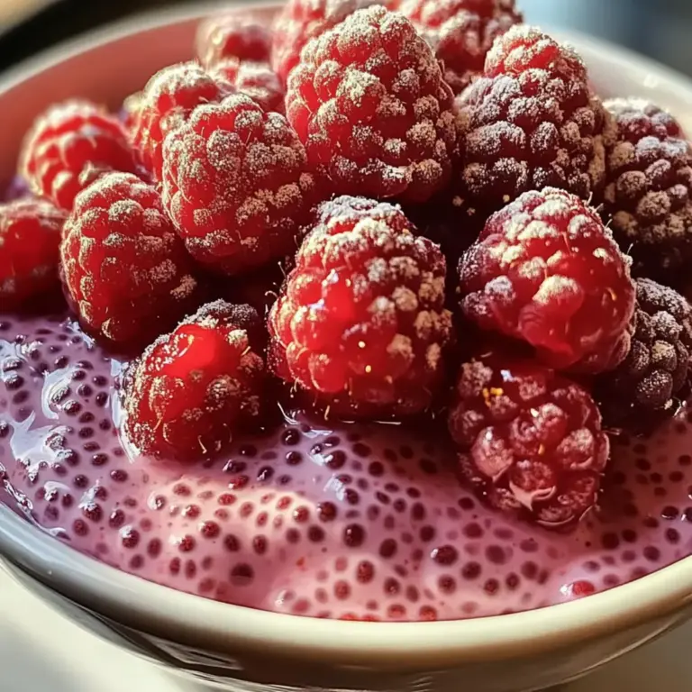 Himbeer-Chia-Pudding