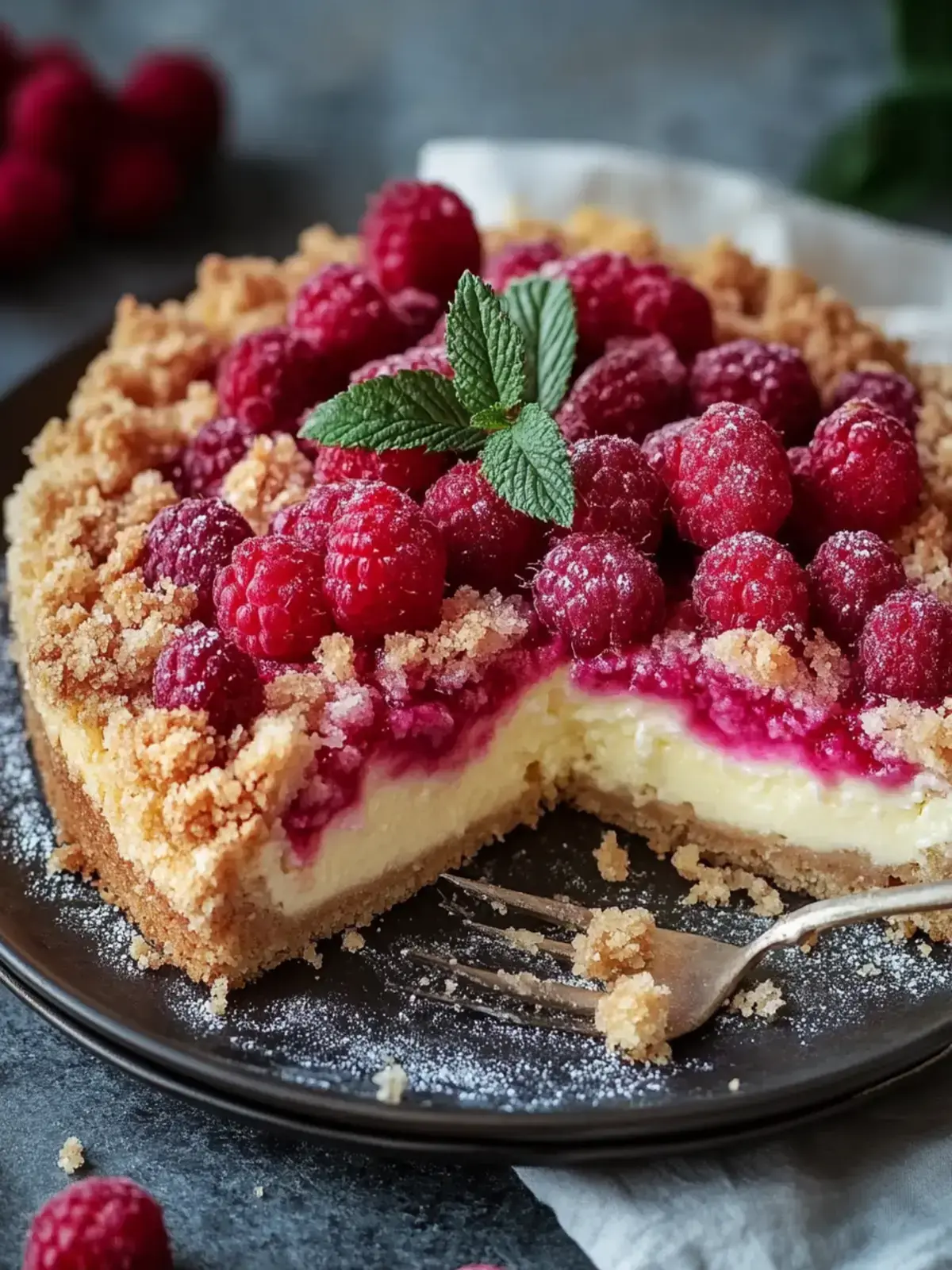Himbeer Streuselkuchen