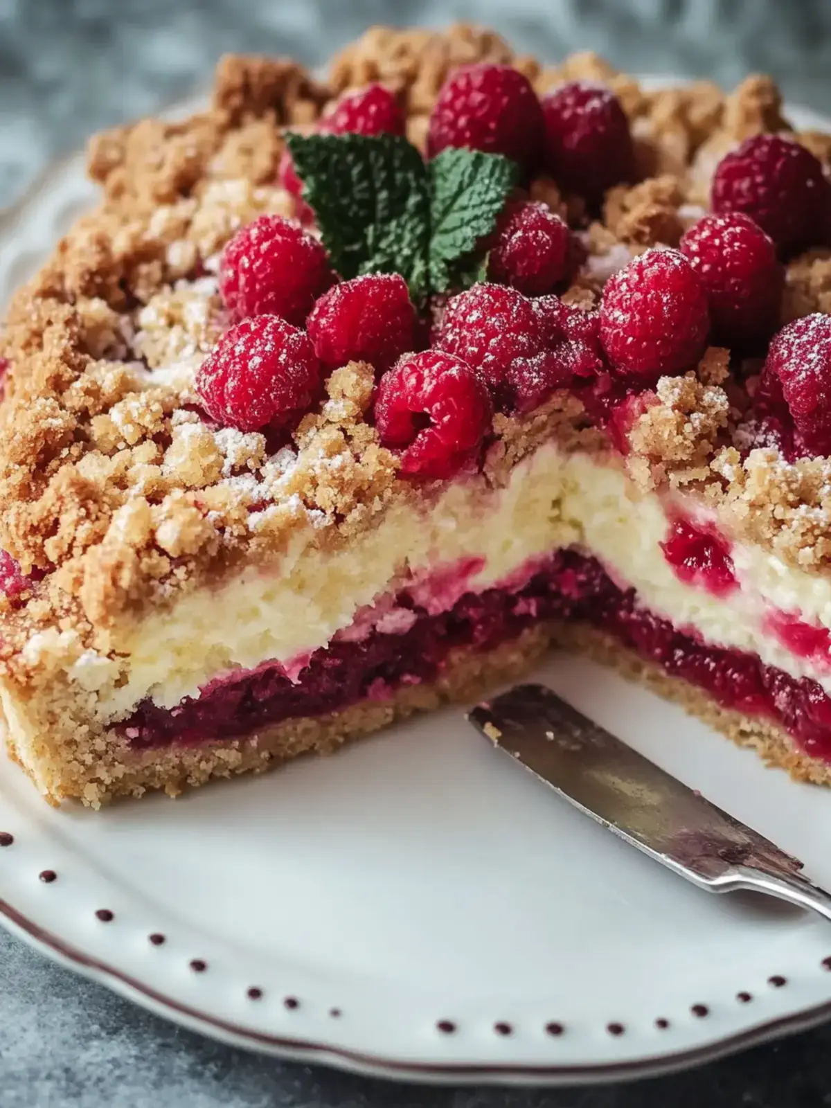 Himbeer Streuselkuchen