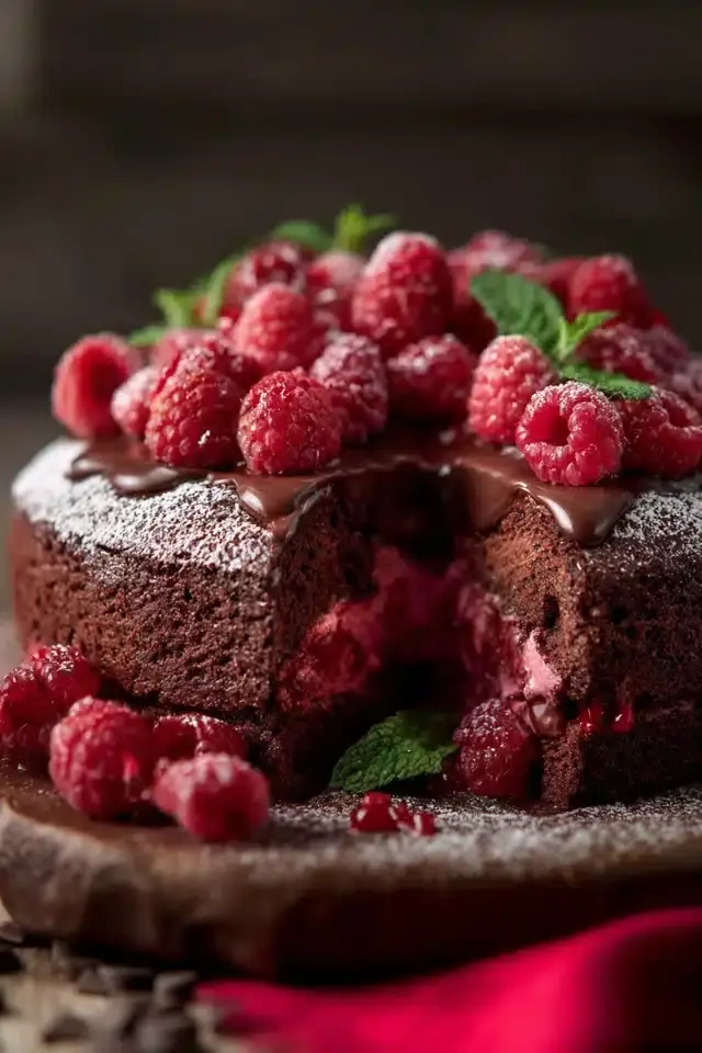 Himbeerschokotorte – Wunderbar fruchtig & schokoladig 2 Himbeerschokotorte