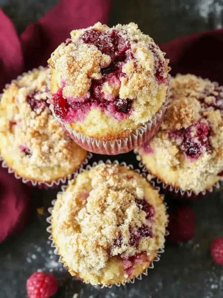 Himbeerstreuselmuffins