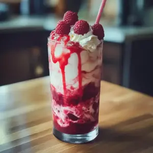 Himbeertraum schmutziger Soda