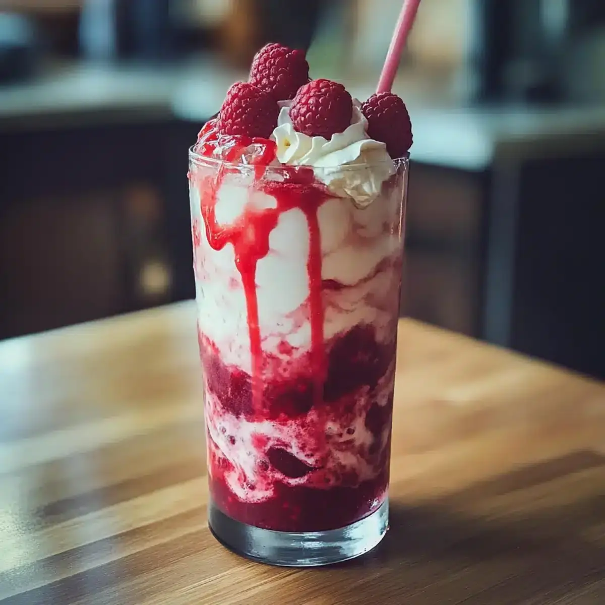 Himbeertraum schmutziger Soda - Ein erfrischender Genuss 2 Himbeertraum schmutziger Soda