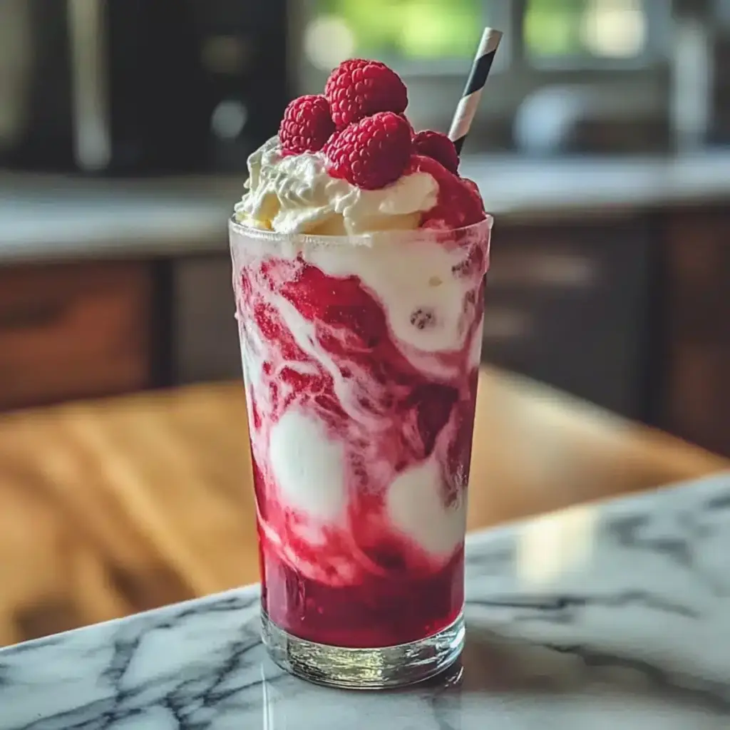 Himbeertraum schmutziger Soda