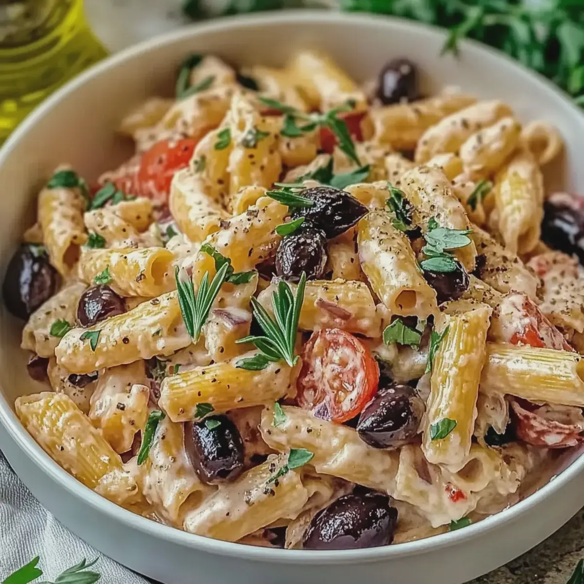 Hochprotein Pasta Salat
