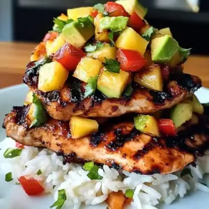Huli Huli Hähnchen Stapel