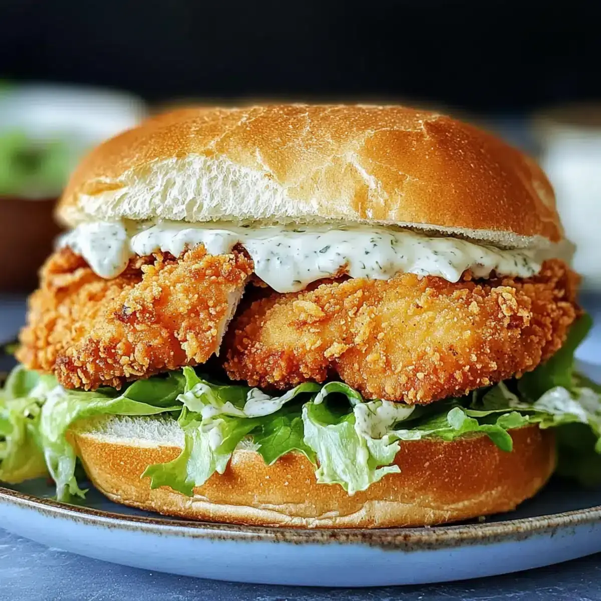 Hähnchen Caesar Sandwich