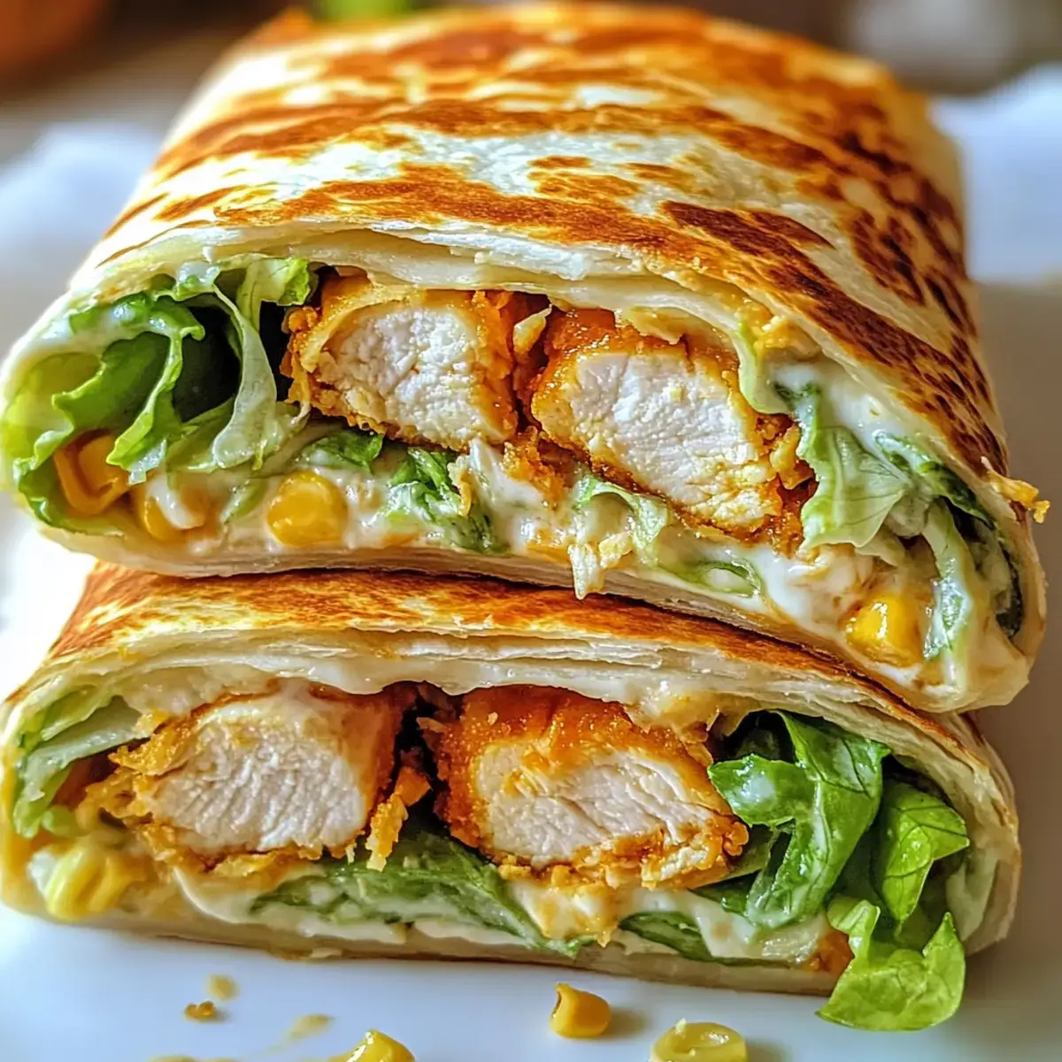 Hühnchen Crunch Wrap – Lecker und Einfach Zubereiten 2 Hühnchen Crunch Wrap