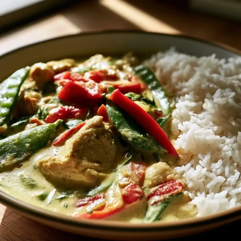 Hähnchen-Curry mit Kokosmilch