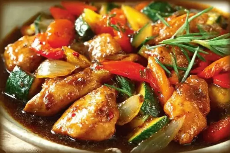 Hähnchen-Gemüse-Pfanne