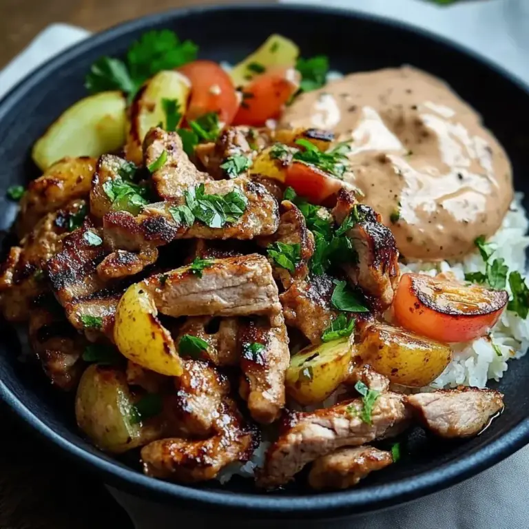 Hähnchen Gyros Schmandsoße