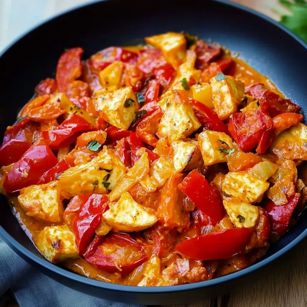 Hähnchen-Paprika-Pfanne