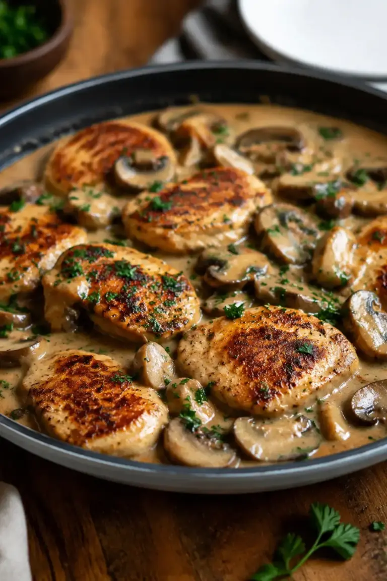 Hähnchen-Pilzpfanne