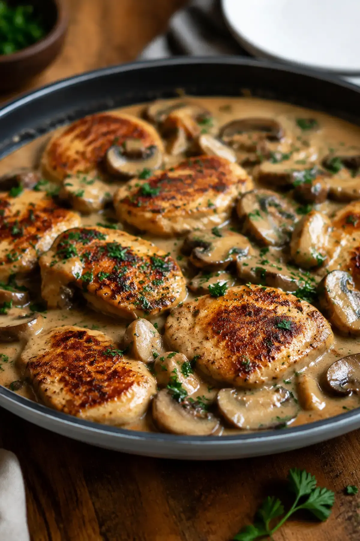 Hähnchen-Pilzpfanne
