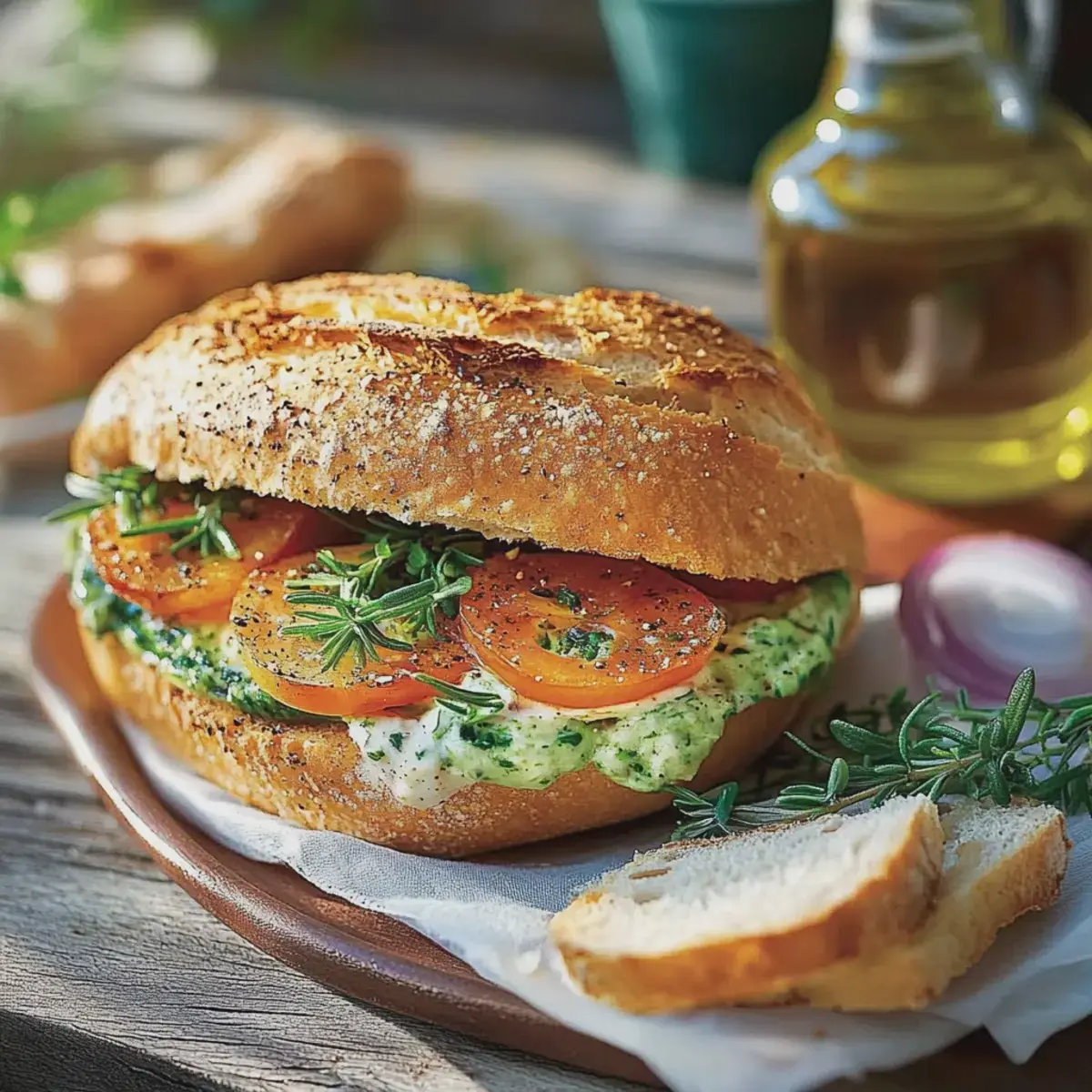 Hähnchen Pita mit Salat