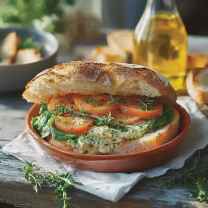 Hähnchen Pita mit Salat