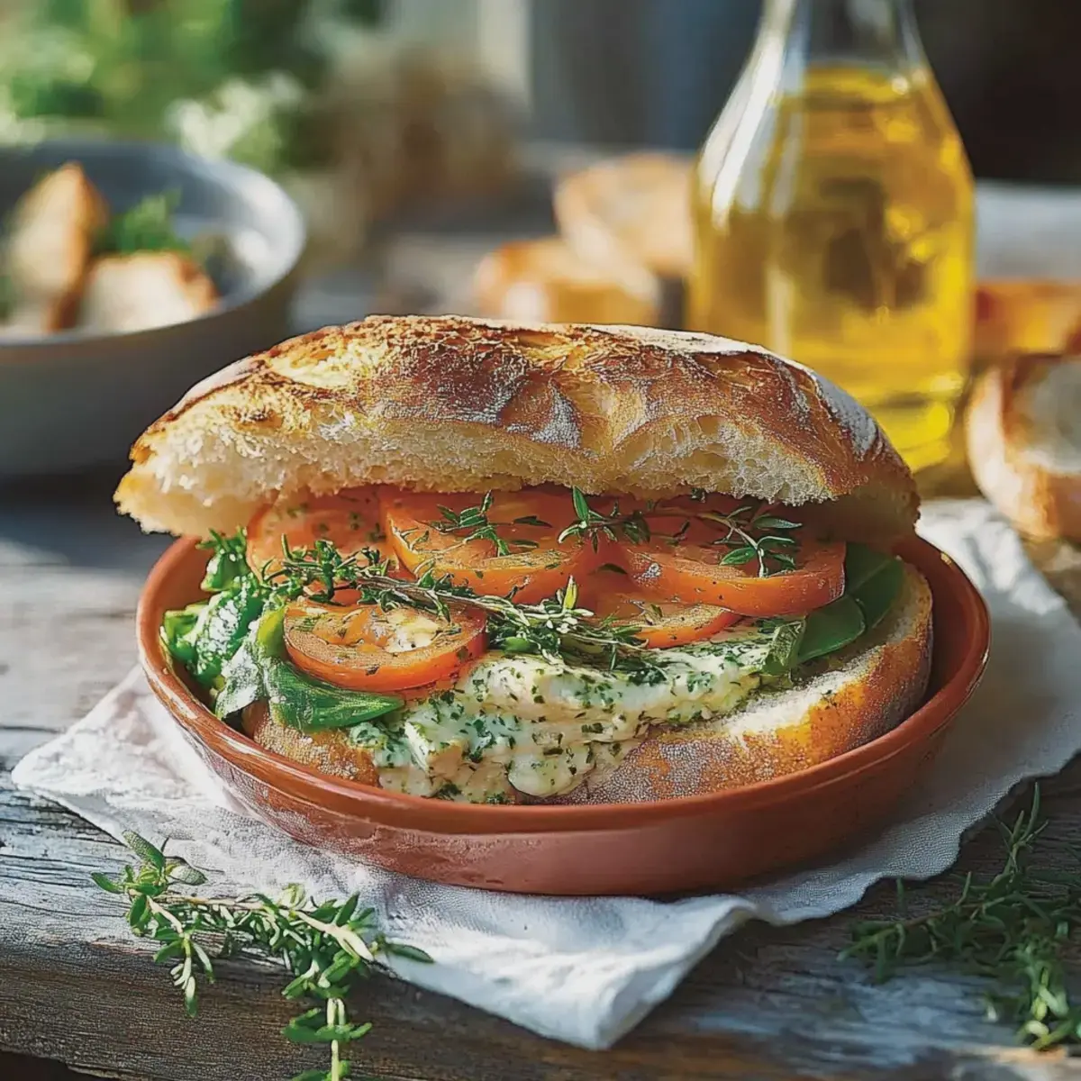 Hähnchen Pita mit Salat