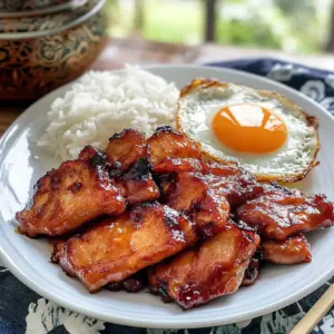 Hausgemachtes Hühnchen Tocino