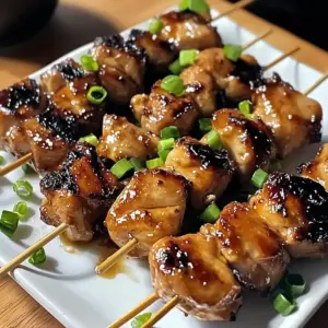 Authentisches Hühnchen Yakitori