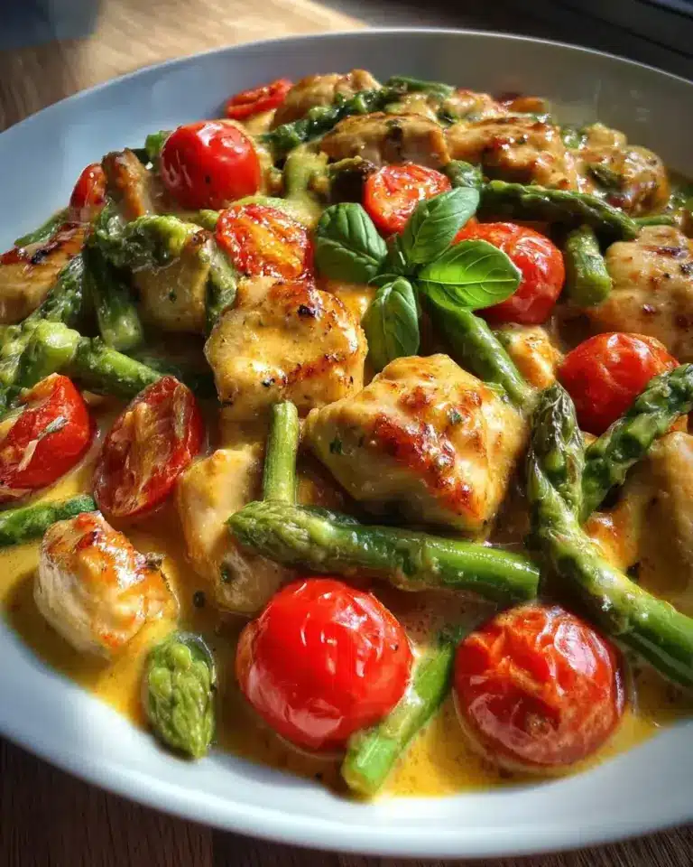 Hähnchen mit Spargel Pfannenrezept