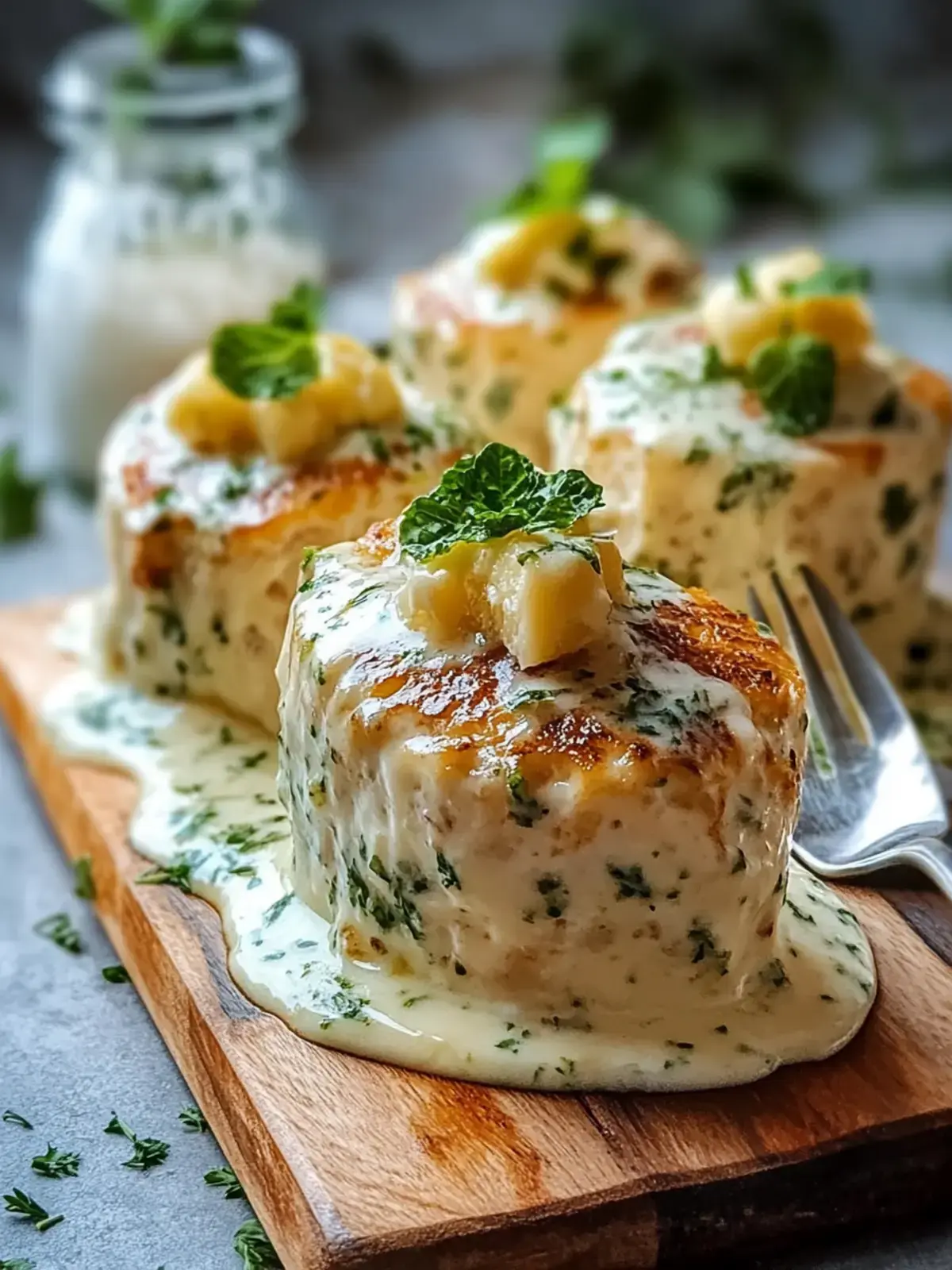 Hähnchenbrust in Frischkäse-Soße