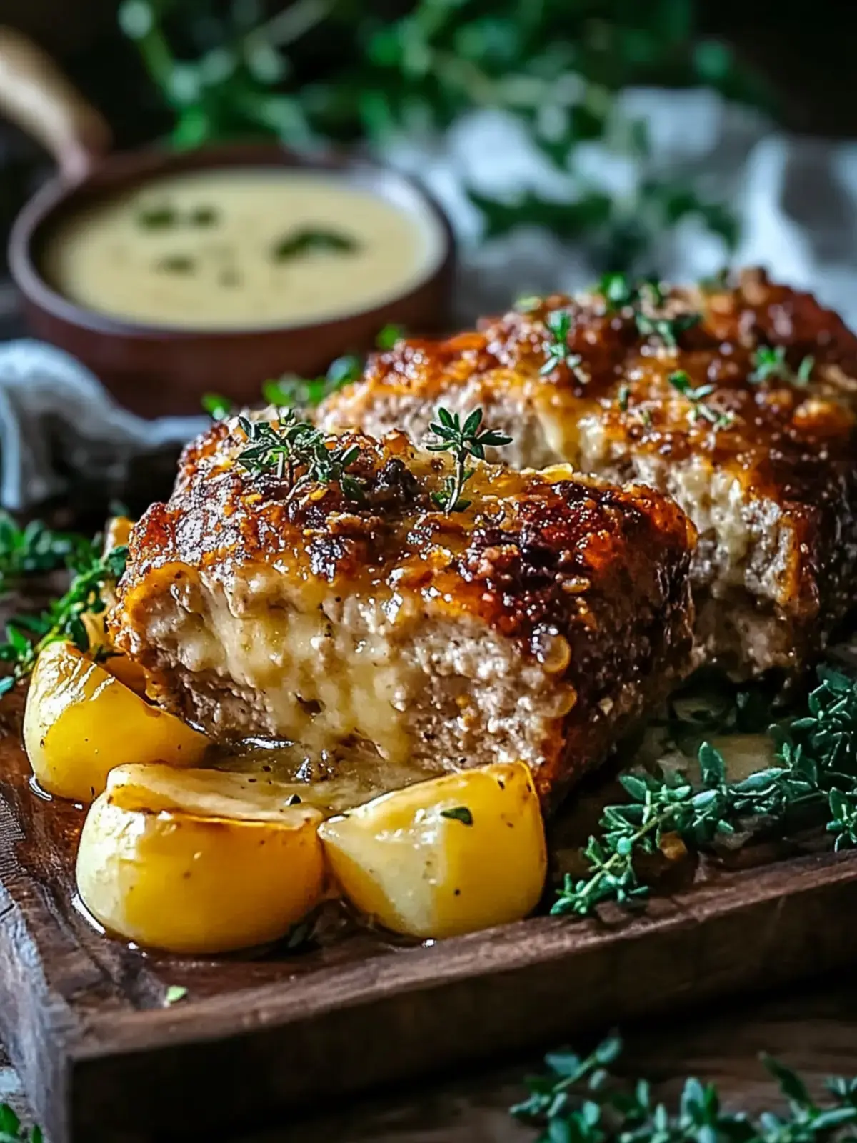 Hähnchenfleischlaibchen mit Knoblauch und Parmesan