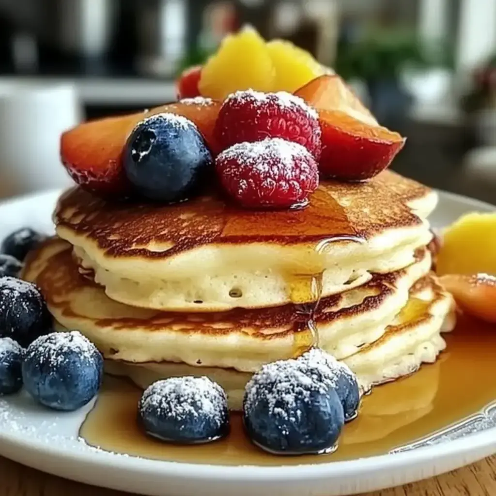Hüttenkäse-Pfannkuchen