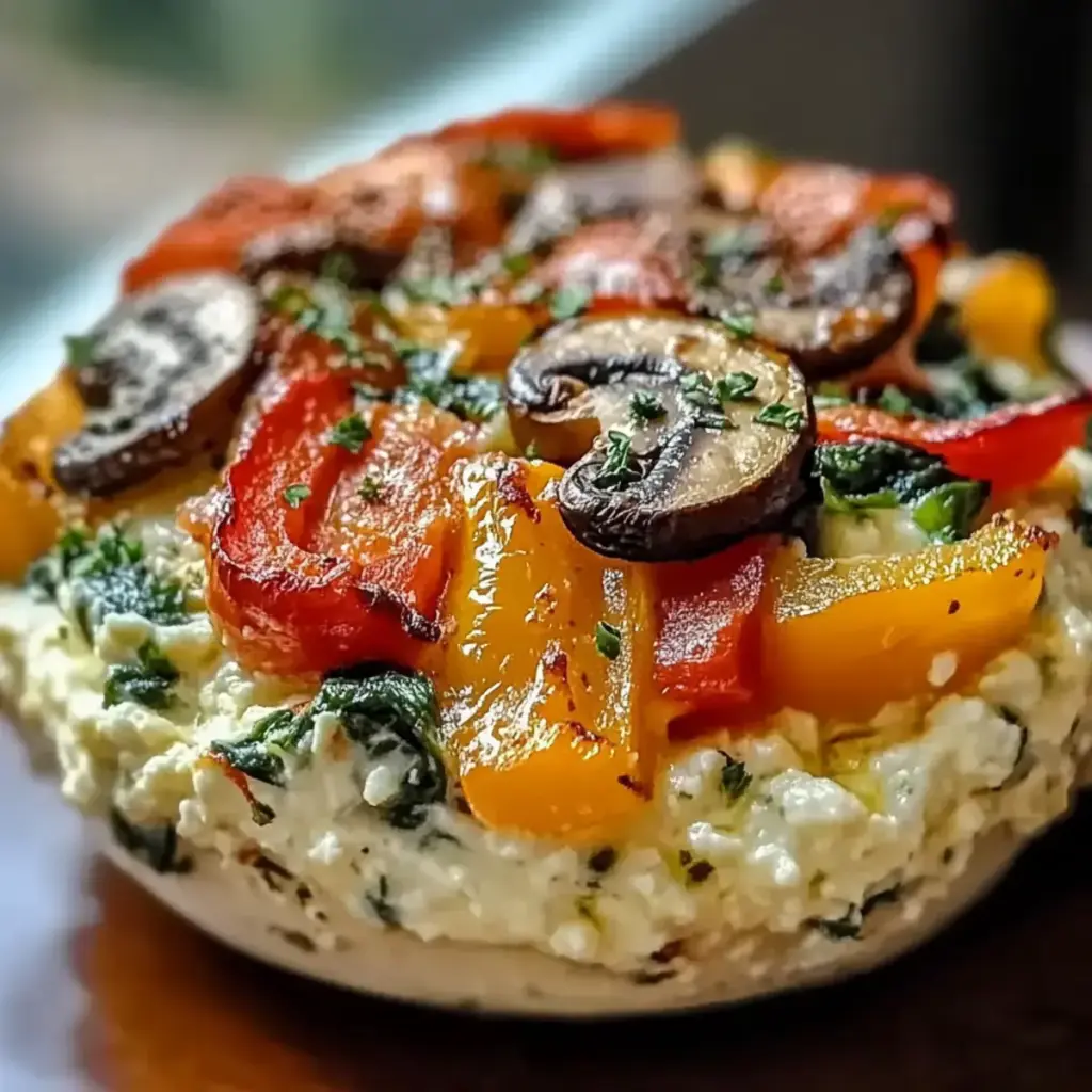 Hüttenkäse Pizza Schüssel