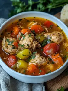 Schneller Instant Pot Hähncheneintopf mit Gemüse