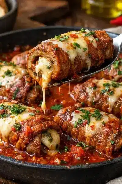 Involtini in Tomatensauce
