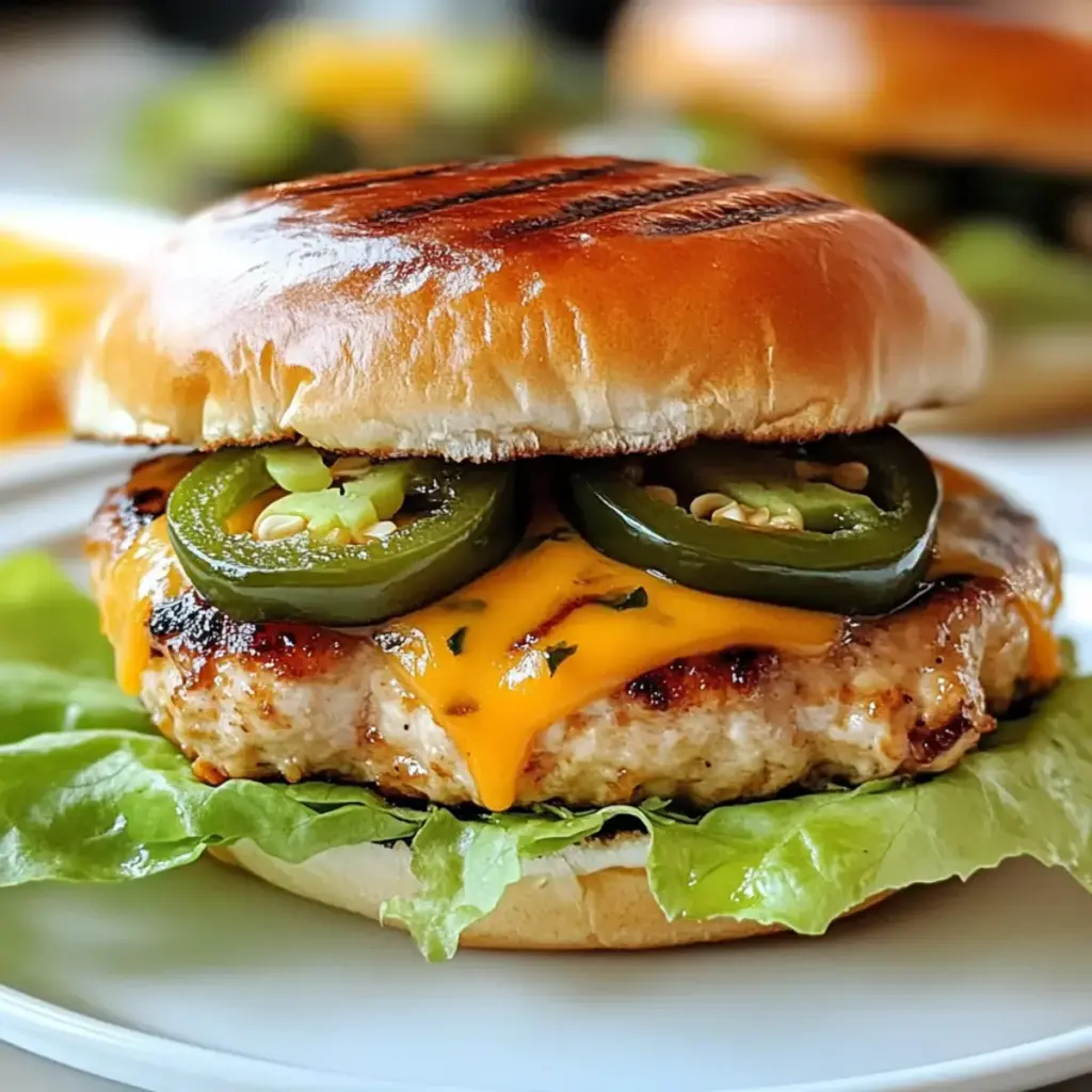 Jalapeño Cheddar Hähnchenburger