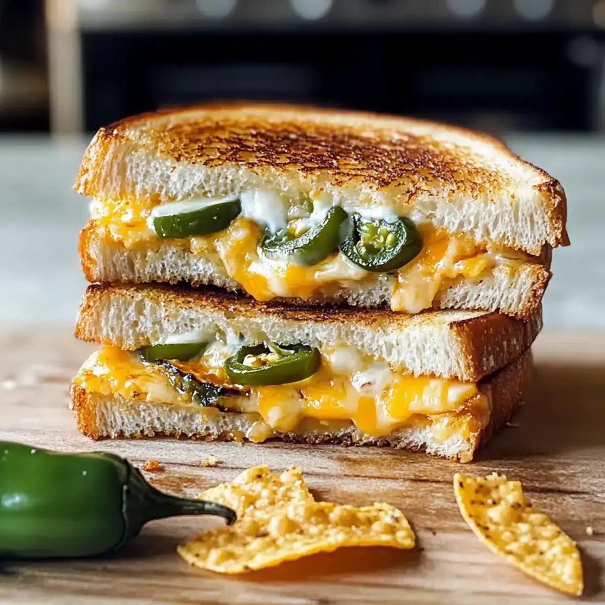 Jalapeño Popper Grilled Cheese Sandwich
