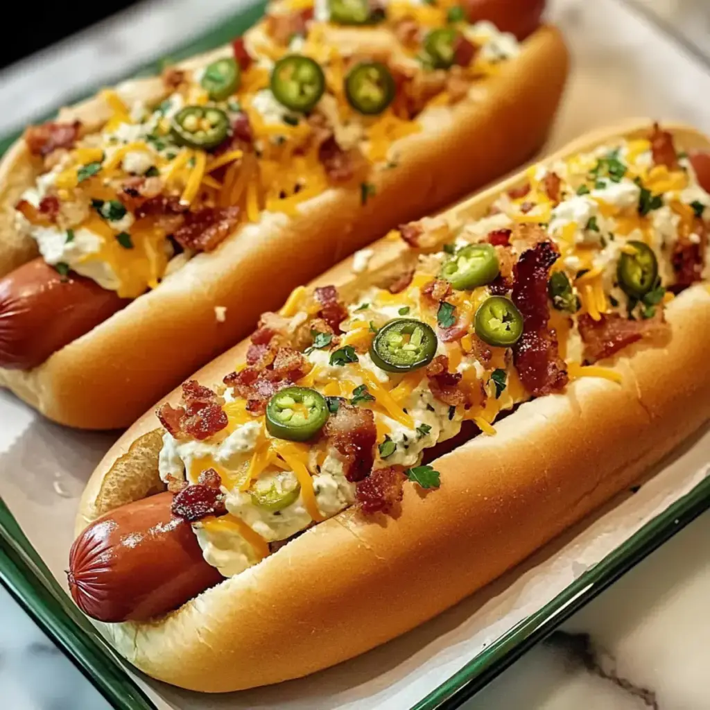 Jalapeño Popper Hotdogs