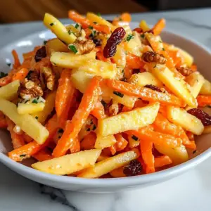 Erfrischender Karotten-Apfel-Salat