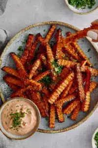 Gesunde Karotten Pommes aus dem Ofen